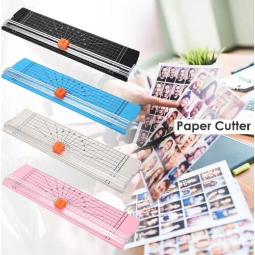 Precision Paper Trimmer Paper Photo Cutter Portable Plastic Scrapbook Trimmers Cutter Office Cutting Mat Machine For A4 Paper