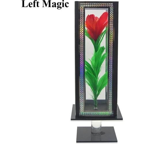 Flower Maker Tube Magic Tricks One Flower To Five For Crystal Tube Clear Magic Appearing Clarity Illusion Mentalism Funny