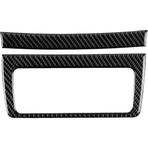 Carbon Fiber for LEXUS IS250 IS350 2013-2017 Rear Air Conditioning Outlet Ven Panel Decoration Stickers Car Accessories