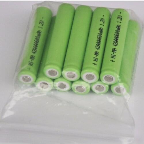 UNITEK 10PCS 1.2V AAAA rechargeable battery 600mah 4A ni-mh nimh cell for LED Laser pointer pen flashlight