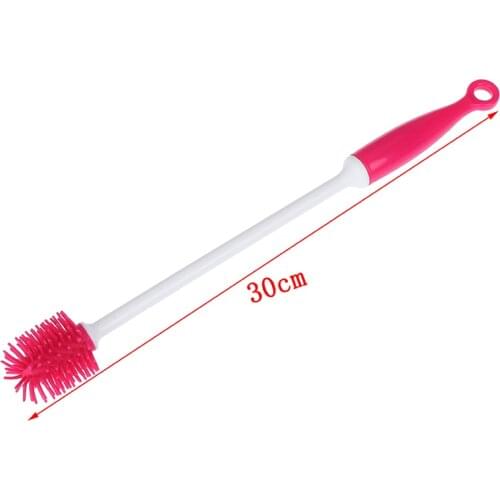 1PCS Creative Bottle Brush For Baby Bottles Scrubbing Silicone Cleaning Tool Kitchen Cleaner For Washing Cleaning high quality