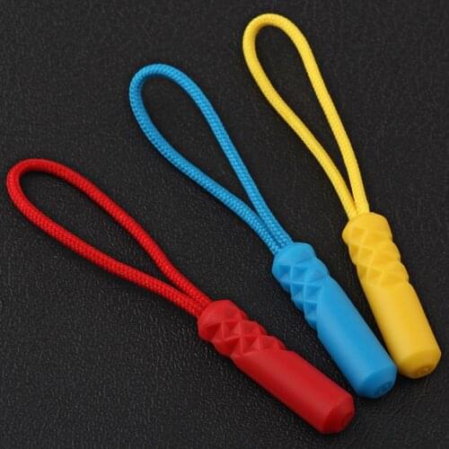 10Pcs Pack Backpack Sportwear Colorful Zipper Pull Rope Outdoor Camping Hiking School Bag Accessories