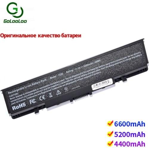 Golooloo 6 cells laptop battery for Dell Inspiron 1520 1521 1720 1721 Vostro 1500 1700 312-0504 312-0513 312-0518 312-0520