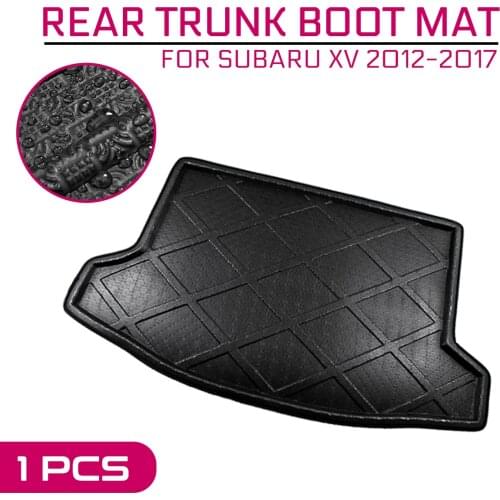 Car Floor Mat Carpet Rear Trunk Anti-mud Cover For Subaru XV 2012 2013 2014 2015 2016 2017