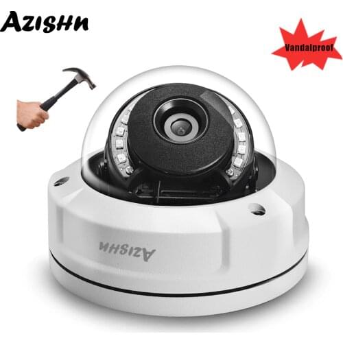 AZISHN Explosion-proof H.265 5MP 2592X1944 IP Camera FULL HD ONVIF PTP Alert 12IR LEDS metal waterproof RTSP XMEye CCTV Camera