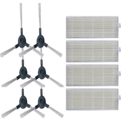 Robot Vacuum Cleaner Side Brushes Hepa Filters for REDMOND RV-R500 Vacuum Cleaner Accessories Parts Filter Hepa Replacement Kit
