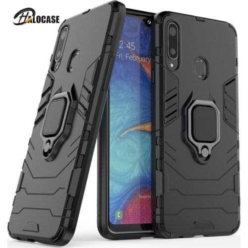 For Samsung Galaxy A10S A20S A30S A50S Case Shockproof Armor Ring Magnetic Car Hold Soft Bumper Cover for A10 A20 A30 A50 Cases