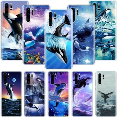 Sea Orcinus Orca Phone Case For Huawei Honor 10 9 20 9X 8A 8X 8S 7A 7X Lite Pro 10i 20i Y5 Y6 Y7 Y9 2019 Cover Coque