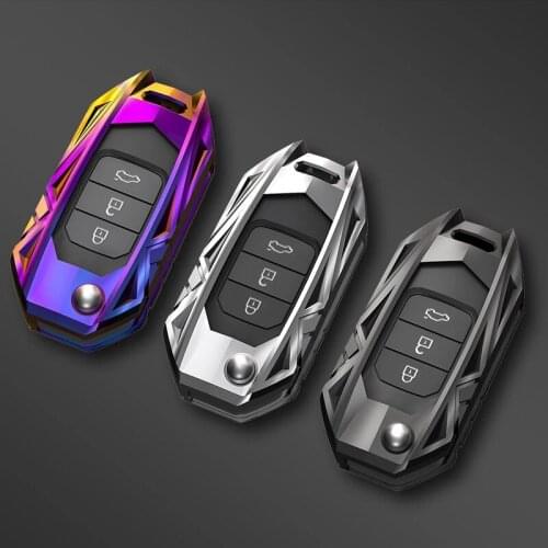 Zinc Alloy Car Remote Key Cover Key Case For Honda Civic CR-V HR-V Accord Jade Crider Odyssey 2015- 2018 Remote Protector