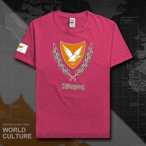 Cyprus men t shirt 2018 jerseys nation team tshirt 100% cotton t-shirt gyms clothing tees country sporting CYP Cypriot Greek 20
