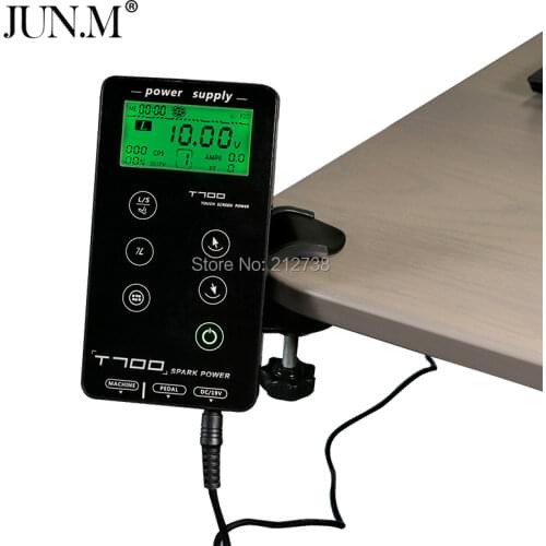 Newest T700 Touch Screen Tattoo Power Supply UPGRADE Intelligent Digital LED Dual Tattoo Power Set Supply