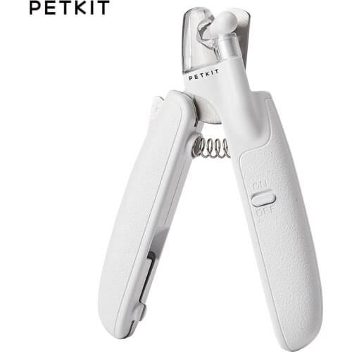 PETKIT Pet Nail Supplies Cat Dog Safety Nail Clipper with LED Light Prevent Clipping Nail Blood Vessels Grooming Cutter Trimmer