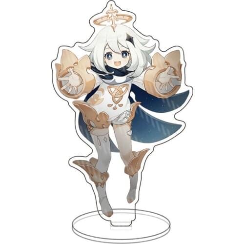 Hot Game Genshin Impact Zhongli Character Acrylic Figure Stand Model Plate Desk Decor Barbara Cute Standing Sign Great Gifts