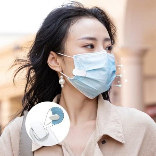 1PC Wearable Mini Clip Fan on Mouth Mask Portable USB Air Cooling Fan for Indoor Outdoor Sports