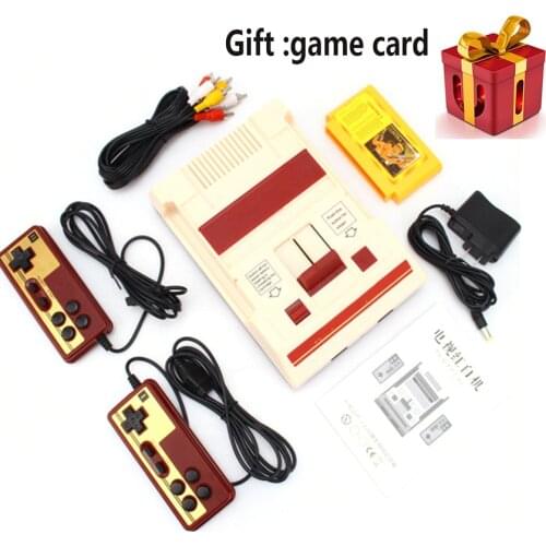Retro Games Console Classic Nostalgic 8 bit Video Player Dual Gamepads 500 IN 1 Game Card AV Output For TV Game Console