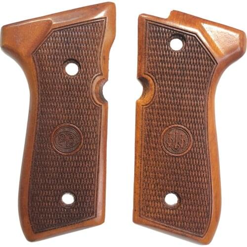 Beretta F92 Yavuz 16 Compatible Laser Cut Red Wooden Grip