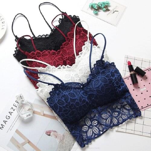 Sexy Bra Women Lace Bralette Sexy Lingerie Underwear Wireless Padded Seamless Bras for Women