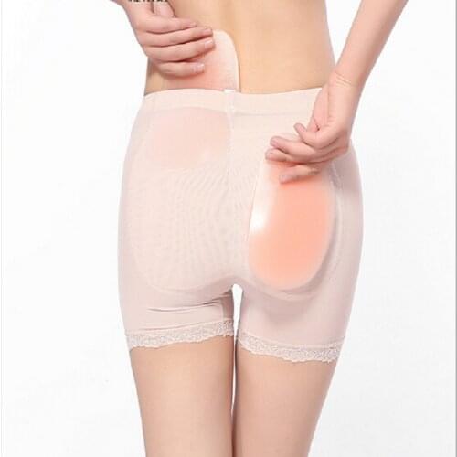 Silicone padded panties seamless underwear padding panties butt enhancement underwear fake butt pads bodyshaper butt lifter