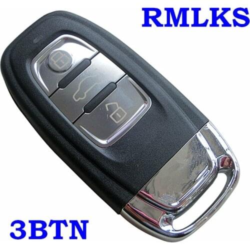 Smart 3 Button Remote Key Shell Case Fob Fit For Audi A3 A4 A5 A6 A8 Q5 Q7 TT 754C 754G