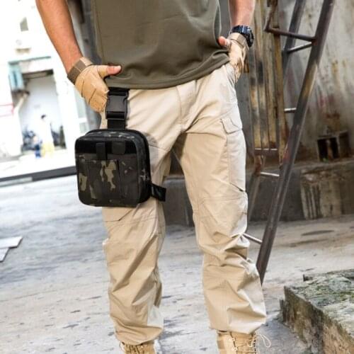 Military Tactical Drop Leg Bags Camouflage Fanny Thigh Waist Outdoor Hunting Bag Pack Motorcycle Riding Men First Aid Kits
