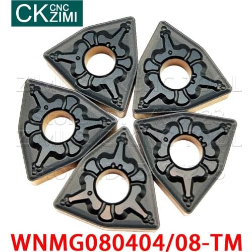 WNMG080404-TM ZMC25 WNMG080408-TM ZMC25 Carbide Inserts External Turning Tools CNC Mechanical lathe Cutter Tools WNMG for Steel