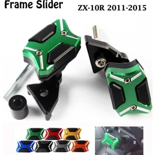 Frame Slider Crash Pad Protector Anti-drop Ball for Kawasaki ZX-10R 2011-2015