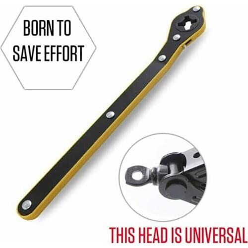 Auto Labor-Saving Jack Ratchet Wrench Scissor Jack Garage Tire Wheel Lug Wrench Handle Wrench Auto Maintenance Supplies Tools