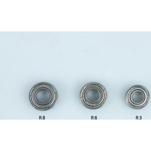 Free shopping deep groove ball metal seal R3 R6 R8 RS rubber cover sealed bearing