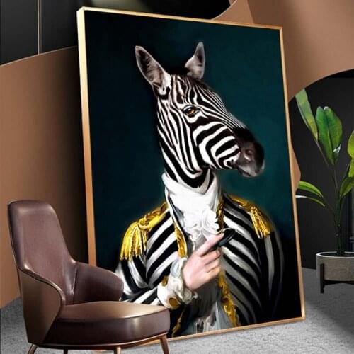 Black and White Gentle Giraffe Canvas PaintingsOn The Wall Art Posters and Prints Animal Pictures for Home Decoration No Frame