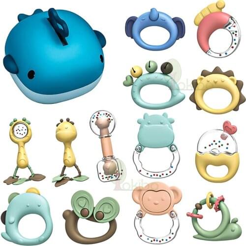 Baby Rattle Toys for Children Montessori Educational Toys for New Born Toys Baby Toys 0 12 Month Baby Teether Hang Music Mobile
