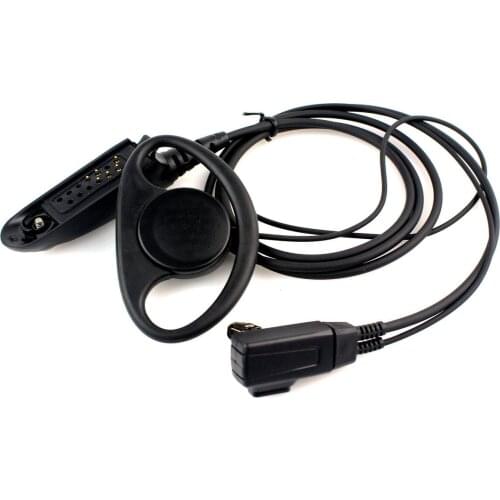 Walkie talkie Gp-328 D-Shape Earpiece Headset for Walkie Talkie Motorola GP328 /338 GP340 PRO5150 Two Way Radio earphone