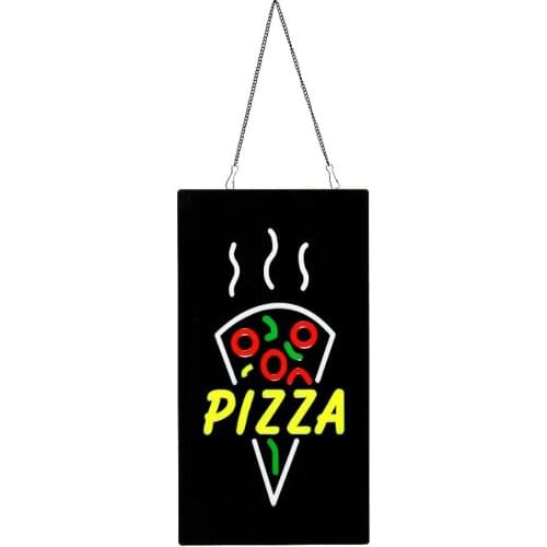 Hot Pizza Open LED Neon Light Sign Multiple Color NEW carving signs Bar LED Neon Sign vintage home decor Free Design Wholesale