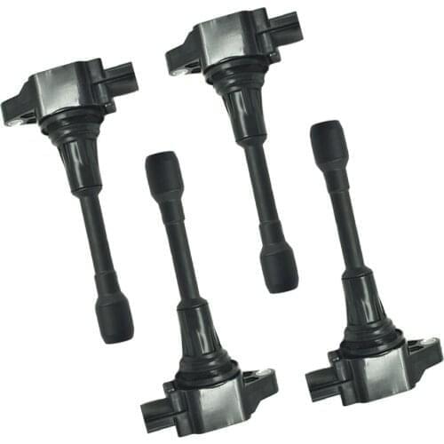 4pcs 22448-JA00C 22448-ED000 Ignition Coil For NISSAN Cube Altima Rogue Sentra Versa Infiniti M56 FX50 Q70 QX60 22448-JA00A