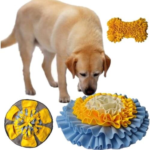 Dog Sniffing Traing Mat Cat Looking For Food Play Toy Relieve Stress Puzzle Training Blanket Sniffing Cat Dog Toys Pad Mats