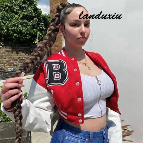 Landuxiu Women's Bomber Jackets
