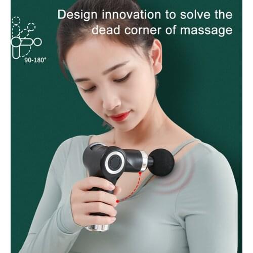 USB Massager Gun Mini Foldable Electric Body Muscle Deep Fascia Massager Muscle Pain Relaxation For Athletes Fitness Massageador