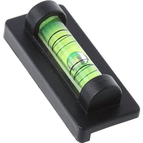 Mini Bubble Level Protractor Spirit Magnetic For TV Rack Photo Frame Goods Shelf ABS Black+Green Easy installation