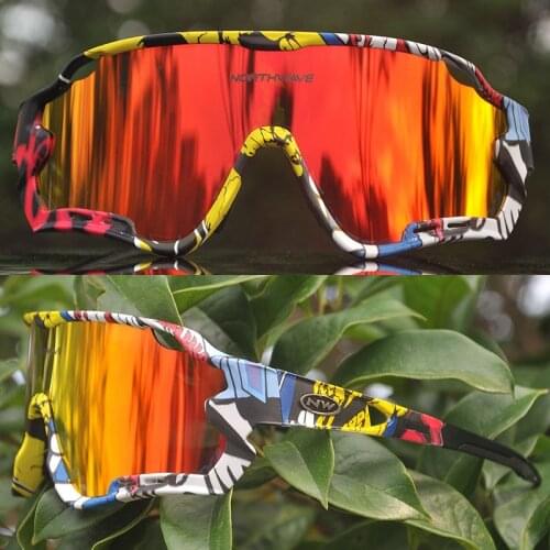 New 2020 Polarized Mountain Bike Cycling Goggles Outdoor Sports Cycling Glasses TR90 Men Cycling Eyewear UV400 Sunglasses 3 Lens