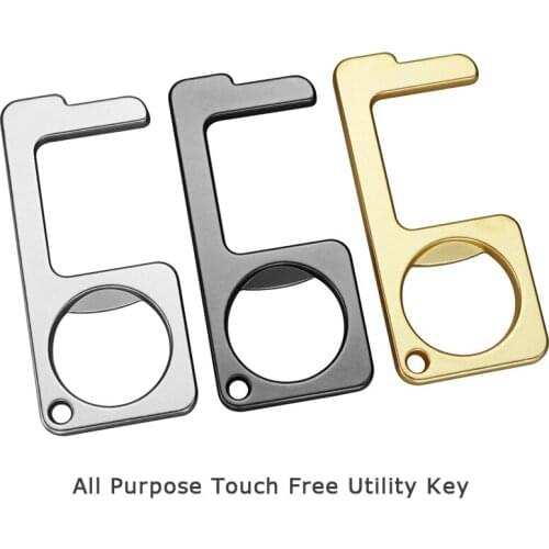 Personalized Engraved No-Contact Key Door Opener,Touchless Wine Bottle Opener Keychain,Custom Wedding Gift For Guests