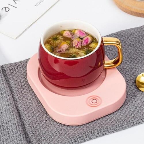 Heating Coaster Evenly Heated 2 Gear Temperature Plastic Intelligent Mug Self-heating Coaster for Home Dropshipping