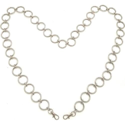 Women Punk Waist Belt Jeans Dress Chain Belt Womens Belts Pants Kemer Metal Ceinture Hiphop Cintura Handmade Cinturones