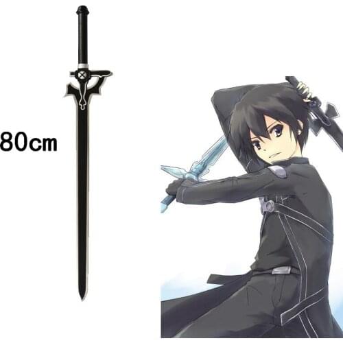 Sky Sword Art Online SAO Kirigaya Kazuto Elucidator / Dark Repulsor Cosplay Prop Foam PU Model Kid Gift Cosplay Sword 1: 1 Kid