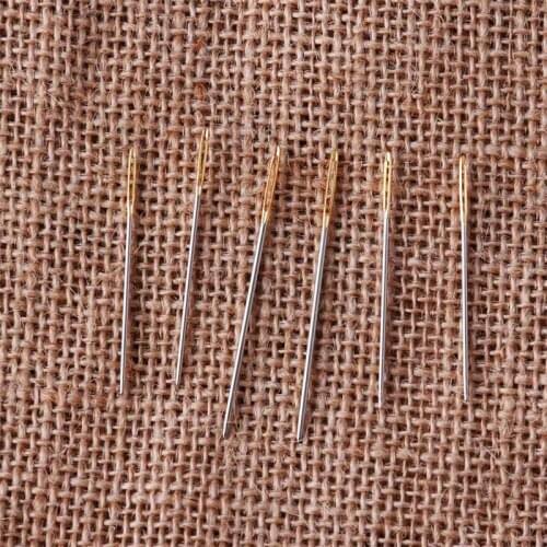 Convenient 6PCS / Set Hand Sewing Large Eye Blunt Needles Wool Thick Knitter Yarn Darning Embroidery Kits Crochet-S001