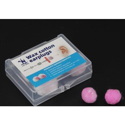 Wax Cotton Noise EarplugsProtect Hearing Travel Sleep Noise Earplugs Quiet Earplugs Noise Reduction Swimming Accessories