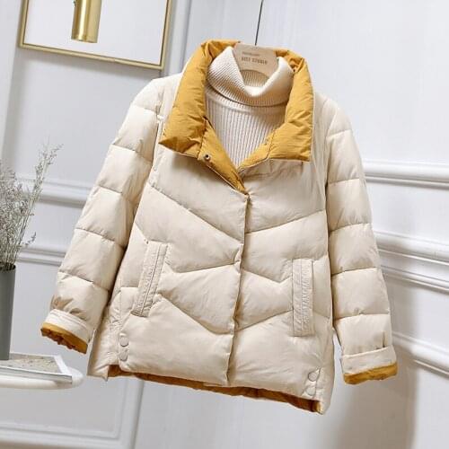 Winter Coat Women Parkas Puffer Jacket Down Coats Jackets for Women 2021 Female Short Slim Clothes Chaquetas Para Mujer HLY180