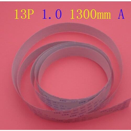 1pcs/lot 13pin New FFC FPC flat flexible cable 1.0mm pitch 13 pin A Forward Length 1300mm Width 14mm 13p Ribbon Flex Cable