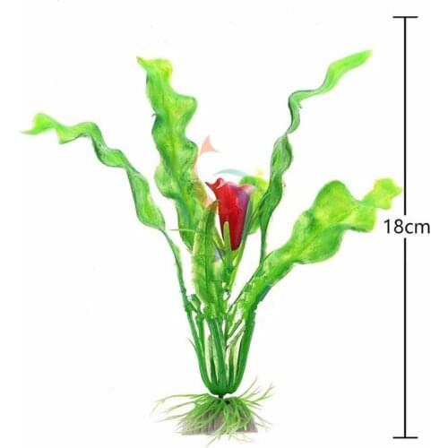 1pcs/lot 18cm Artificial Water Grass Underwater Plants Viewing Simulation Plant Aquarium Decoration Fish Tank Accessories