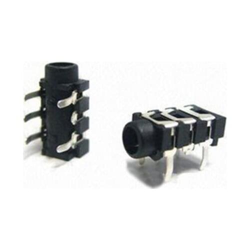 10PCS 3.5mm Female Audio Connector 5 Pin DIP Headphone Jack Socket PJ-313