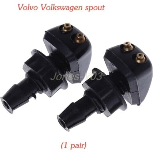 2 X car front windshield universal washer wiper nozzle spray water DIY kit for Volvo, Chevrolet Cruze, 1201 Hyundai Kia