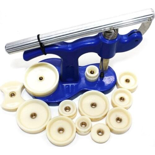 20 Pcs Watch Back Press Fitting Dies Repair Kit Round Rectangular